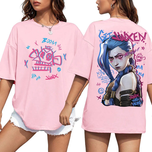 Arcane Jinx Graphic Print Casual T-Shirt