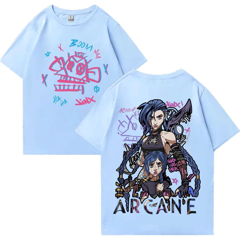 Arcane Jinx Graphic Print Casual T-Shirt