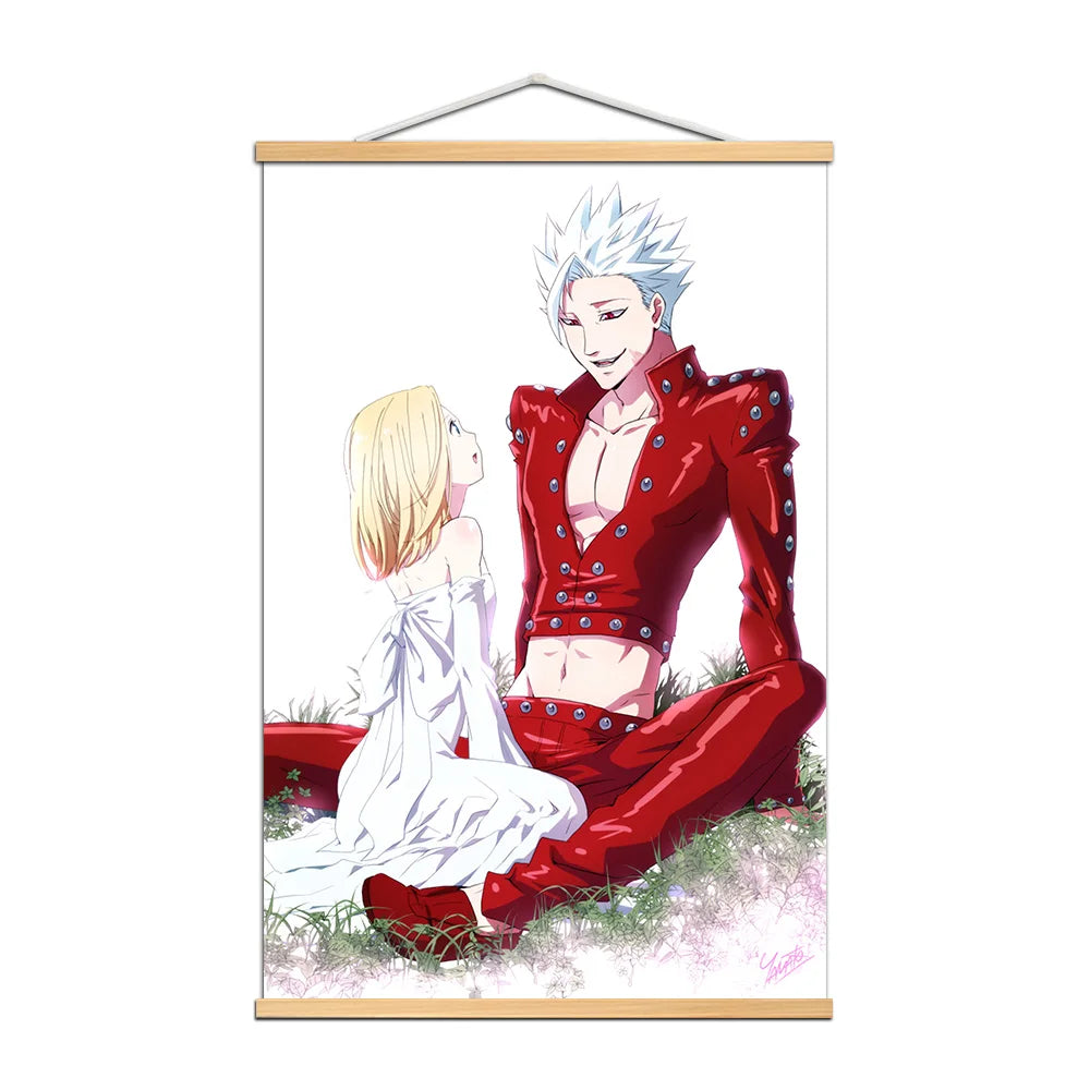 Nanatsu No Taizai Ban X Elaine Canvas Wall Art