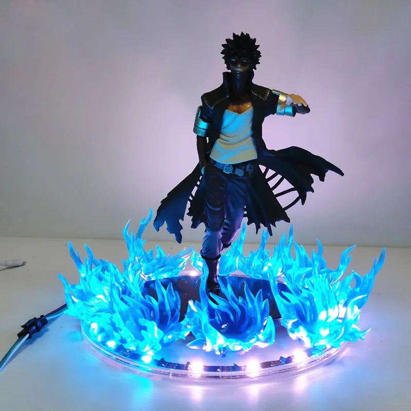 My Hero Academia Dabi Blue Fire Scene LED PVC Figure