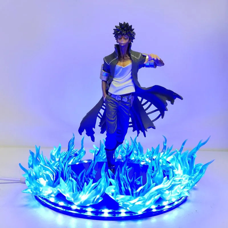 My Hero Academia Dabi Blue Fire Scene LED PVC Figure