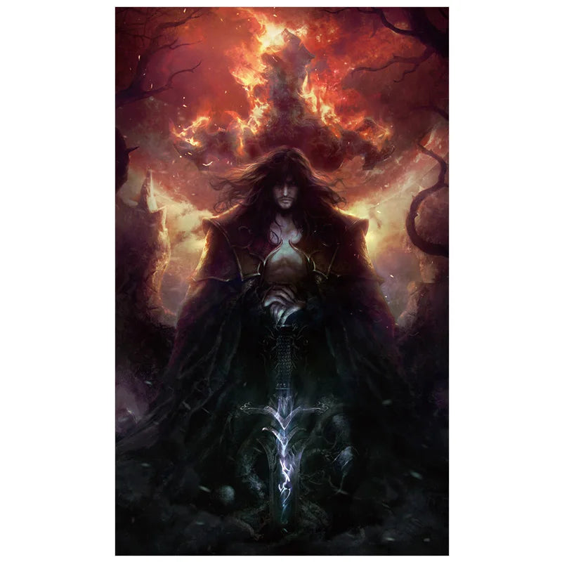 Castlevania Anime Poster - Leon Belmont & Alucard