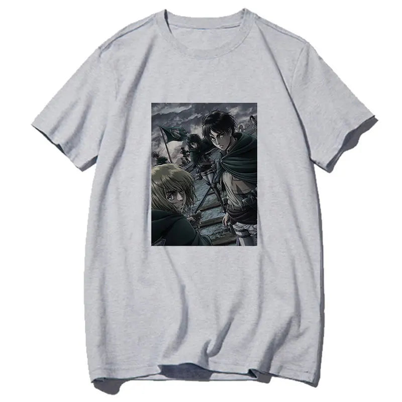 Attack On Titan Women T-shirt - Casual Summer Tee