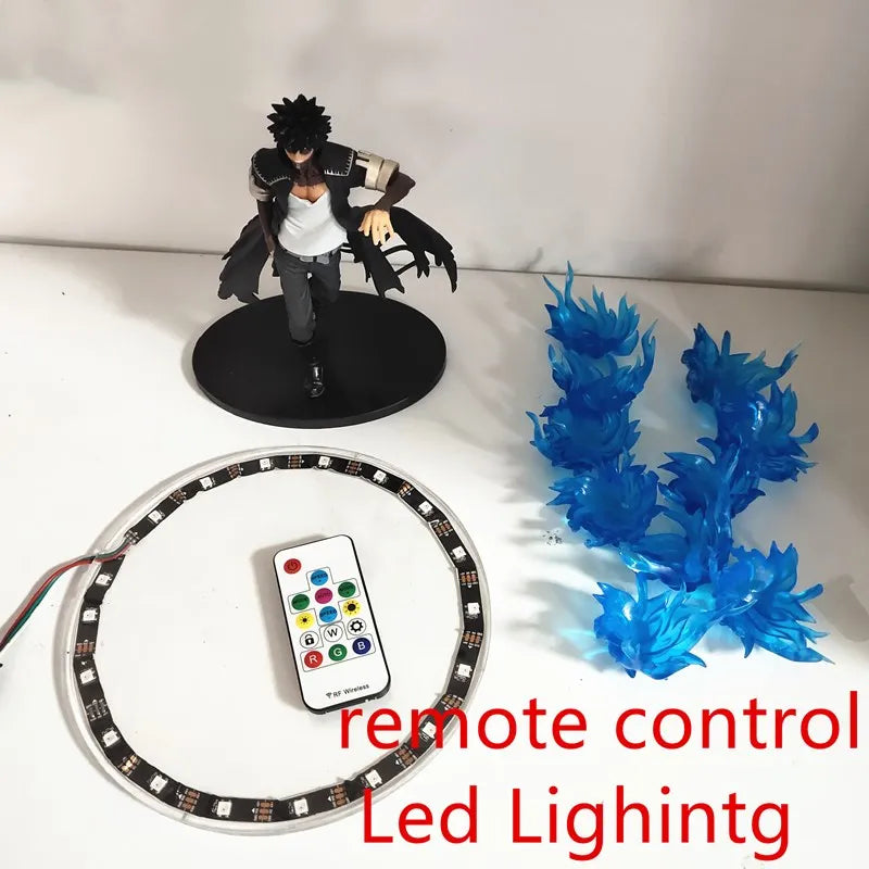 My Hero Academia Dabi Blue Fire Scene LED PVC Figure