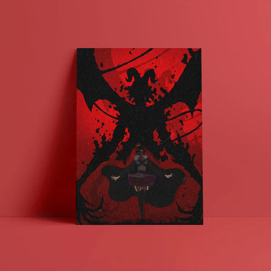 Black Clover Animation Figure Canvas Poster - Modern Home Decor