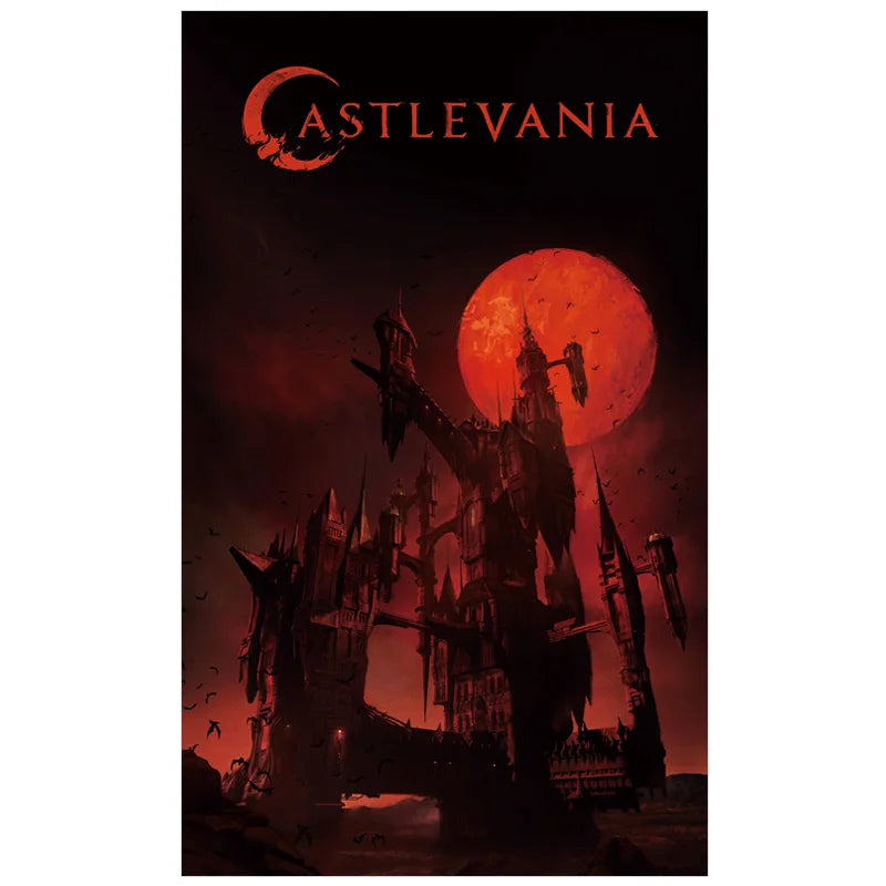 Castlevania Anime Poster - Leon Belmont & Alucard