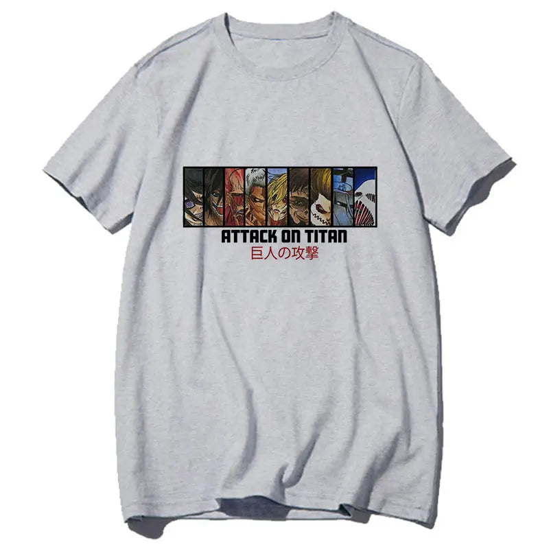 Attack On Titan Women T-shirt - Casual Summer Tee