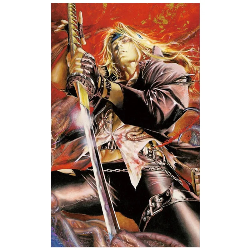 Castlevania Anime Poster - Leon Belmont & Alucard