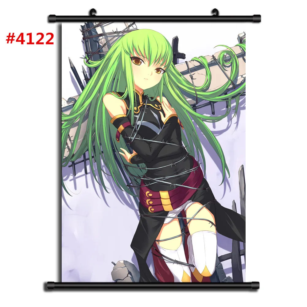 CODE GEASS Anime Manga Retro Poster Canvas Wall Art