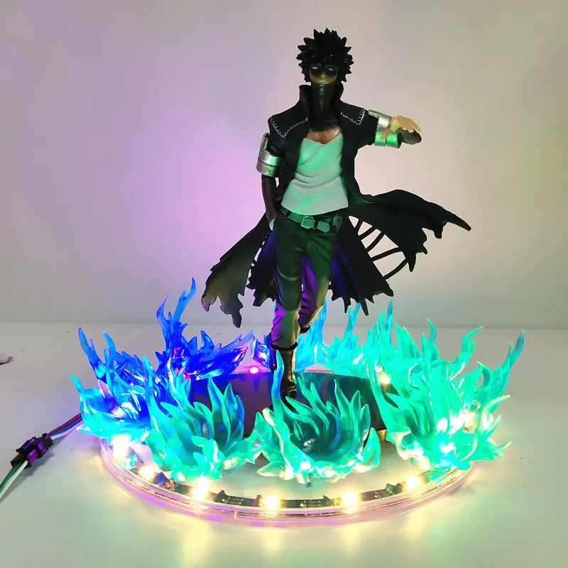 My Hero Academia Dabi Blue Fire Scene LED PVC Figure