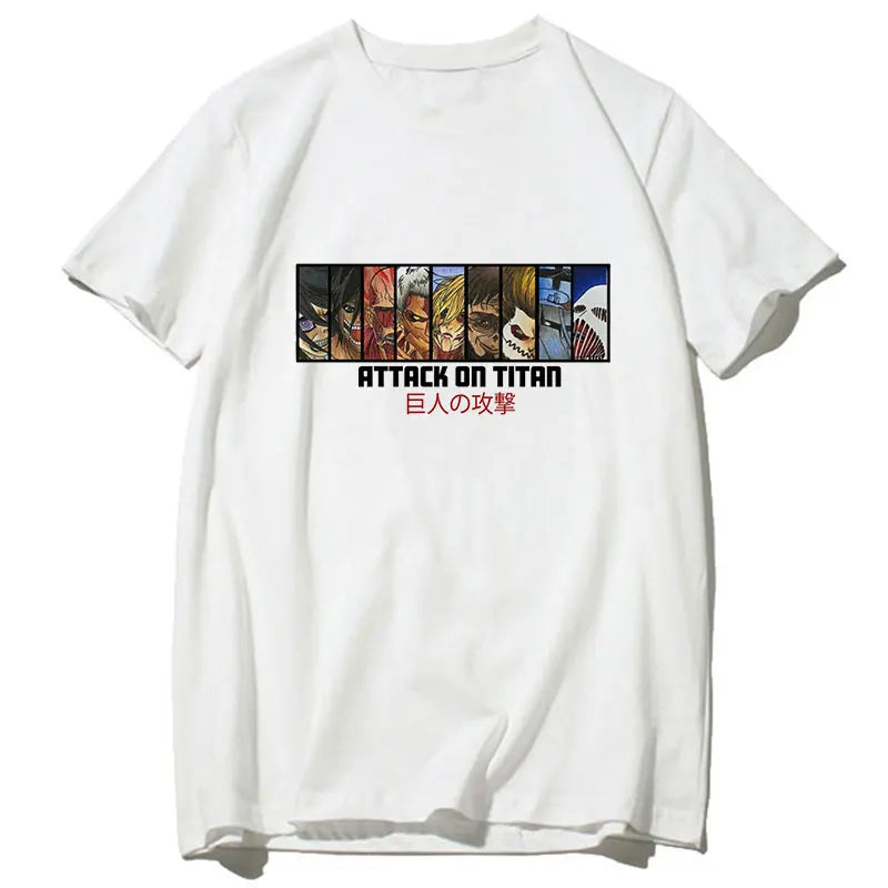 Attack On Titan Women T-shirt - Casual Summer Tee