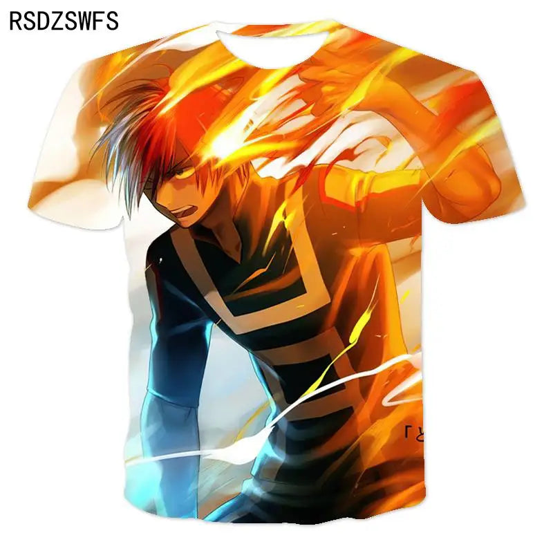 My Hero Academia 3D Print Anime T-Shirt for All Ages