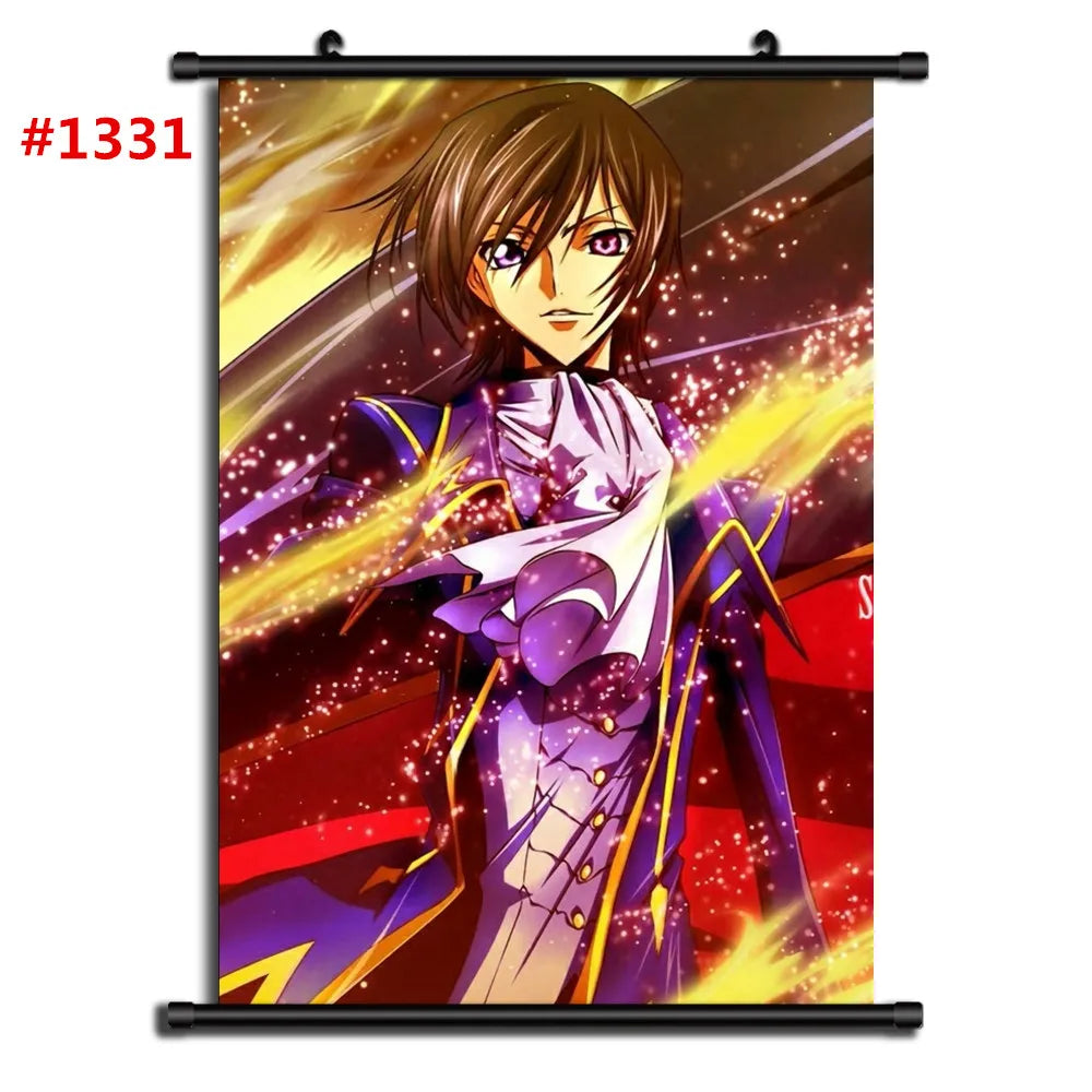 CODE GEASS Anime Manga Retro Poster Canvas Wall Art