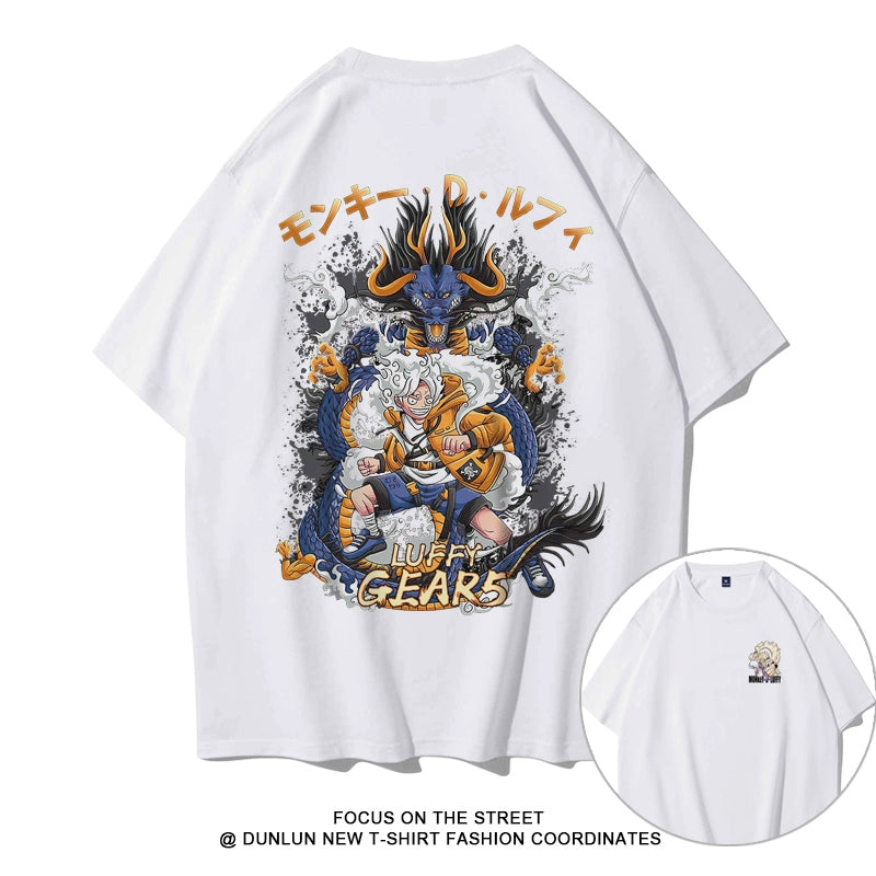 Lufei Five-Gear Apollo NICKA Cartoon Anime T-Shirt