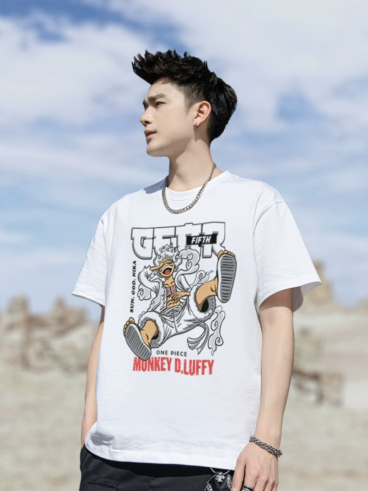 Lufei Five-Gear Apollo NICKA Cartoon Anime T-Shirt