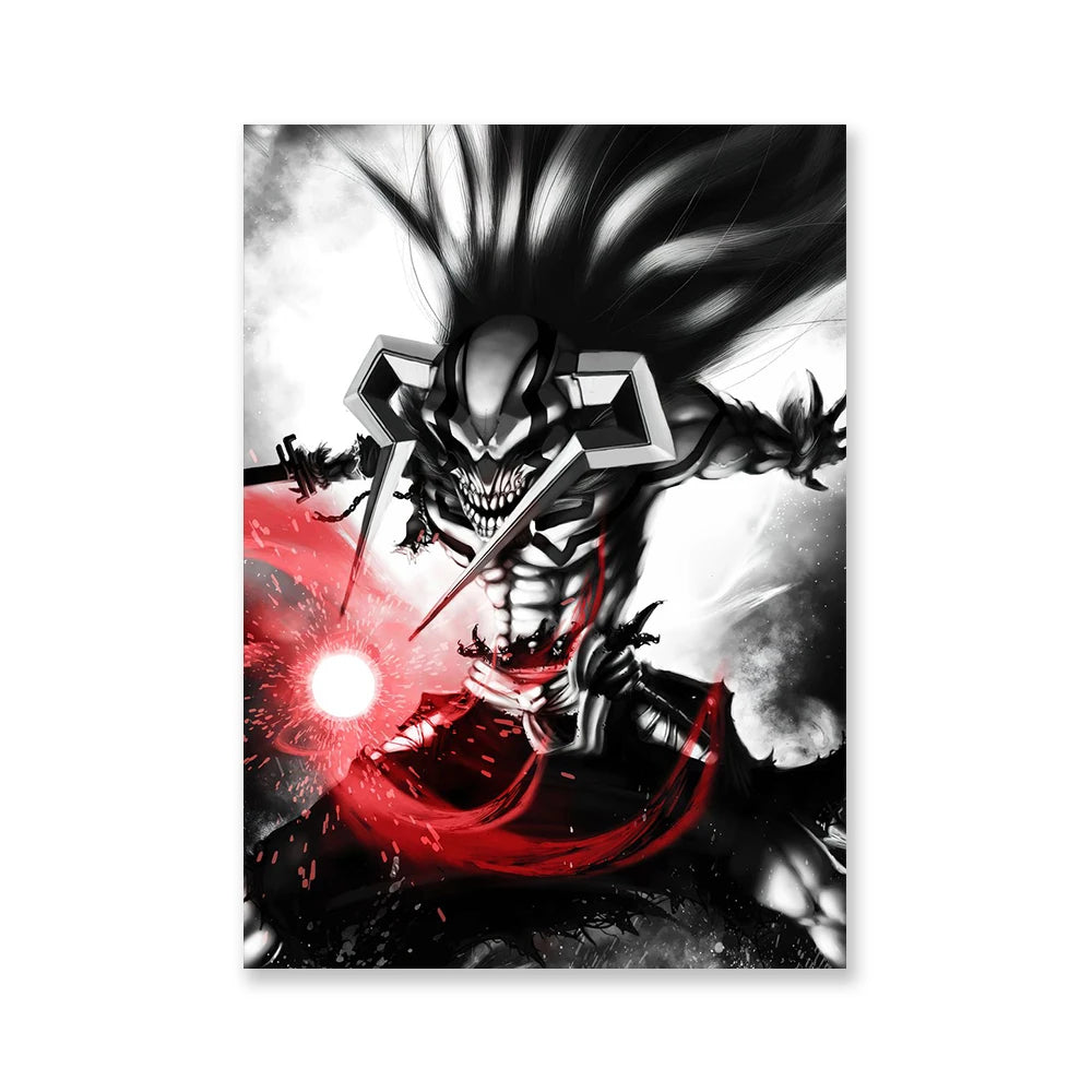 Ichigo Kurosaki Bleach Canvas Wall Art Poster