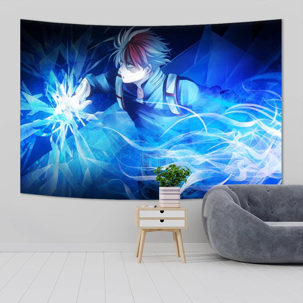 My Hero Academia Kawaii Wall Tapestry - Custom Anime Decor