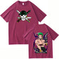 Anime One Piece Zoro T-Shirt - Harajuku Hip Hop Style