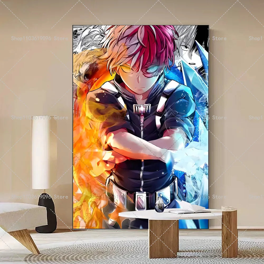 My Hero Academia Poster - Self-Adhesive Waterproof Wall Art