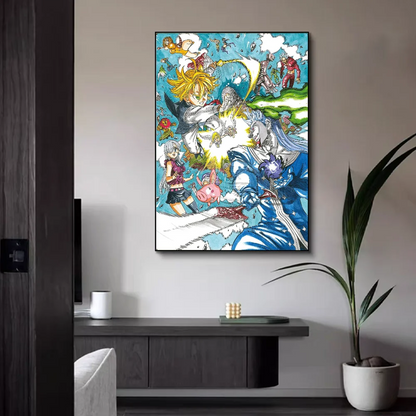 The Seven Deadly Sins Anime Poster - Waterproof Wall Decor