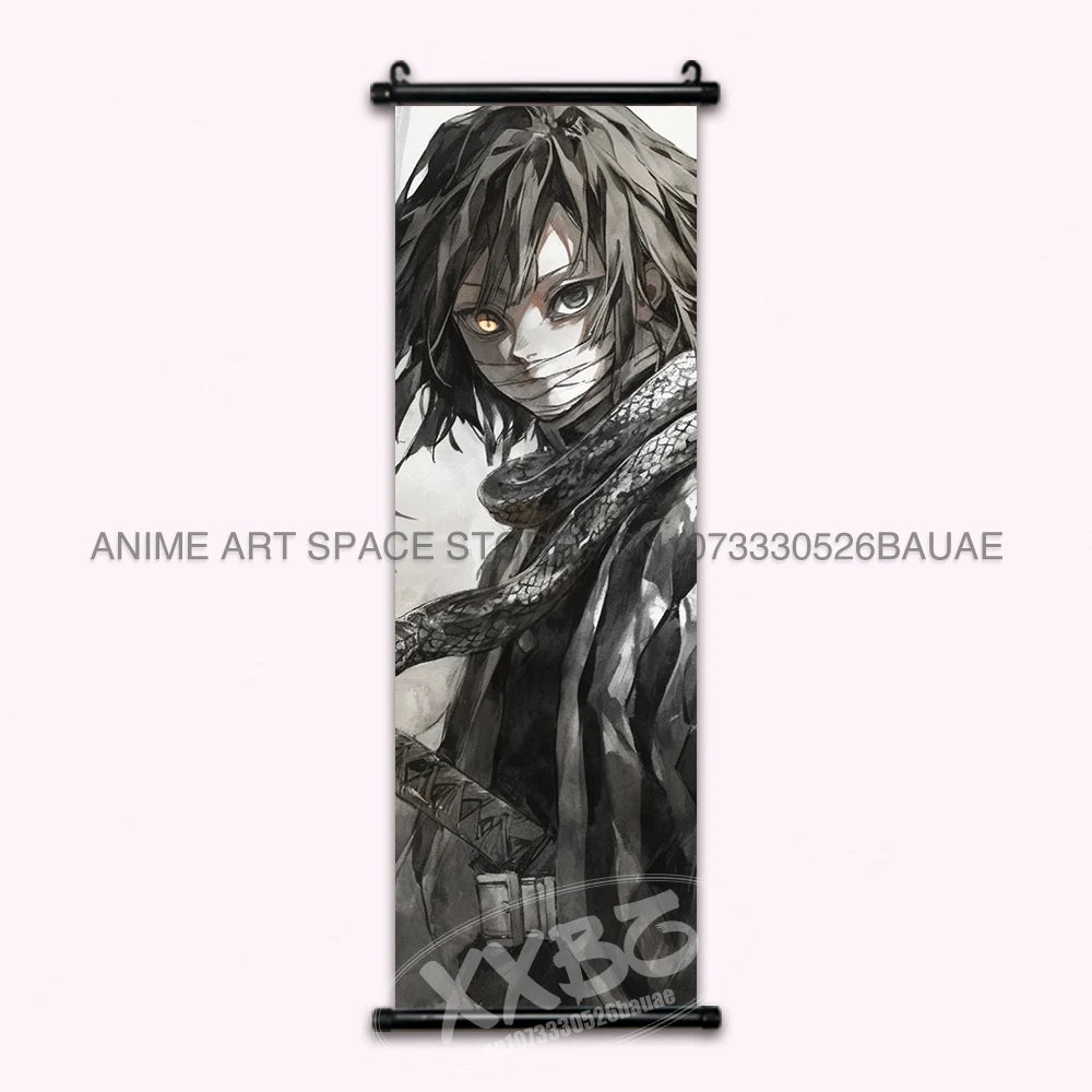 Demon Slayer Rengoku Kyoujurou Canvas Wall Art Scroll