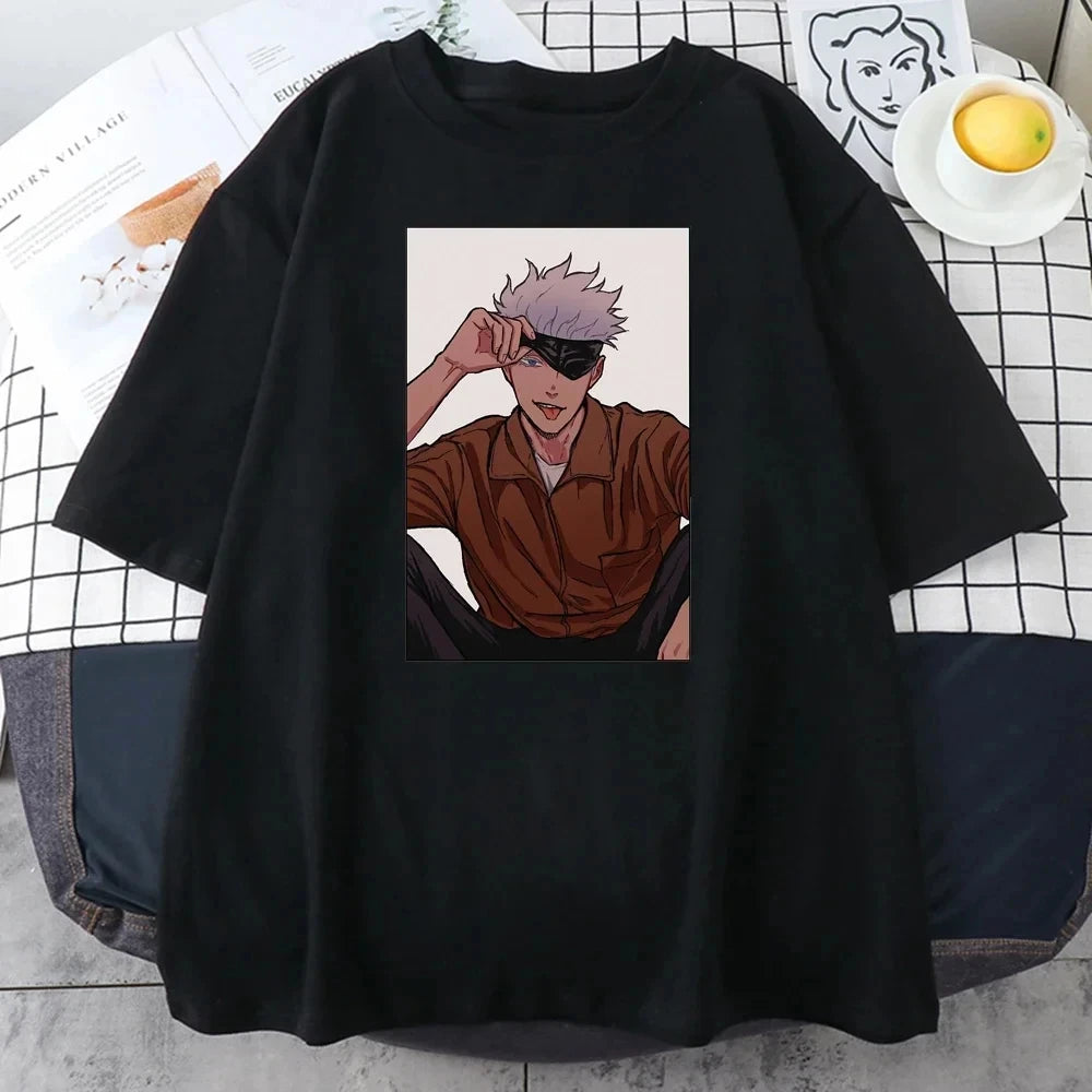 Summer Men's Jujutsu Kaisen Graphic Tee