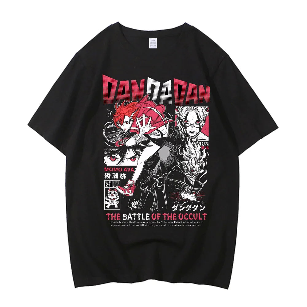 Dandadan Okarun Cotton Graphic T-Shirt for Teens