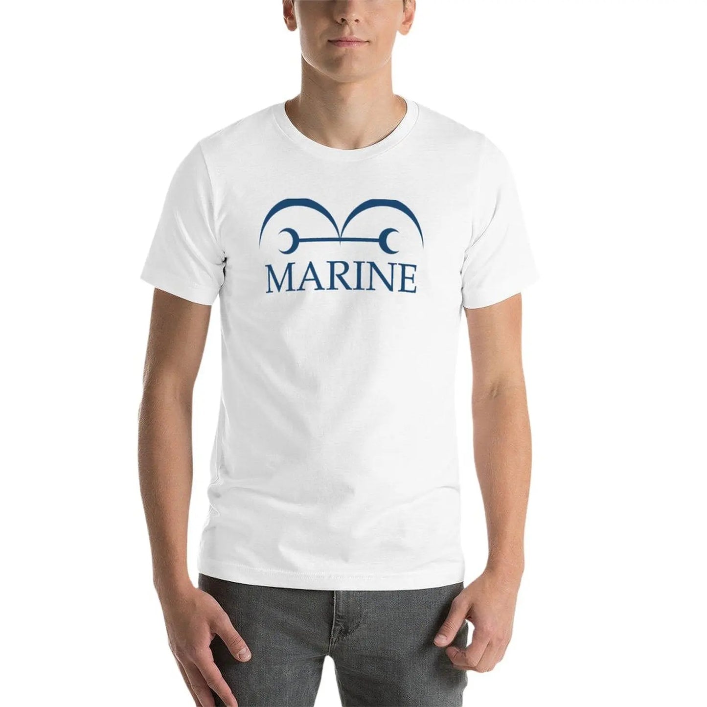 Marine Sports Fan Short Sleeve T-Shirt for Men