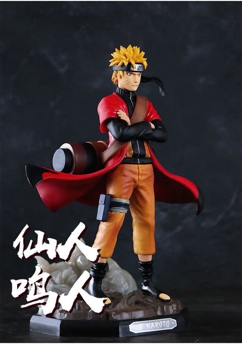 BANDAI 23cm Naruto Uzumaki Action Figure - GK PVC Collectible