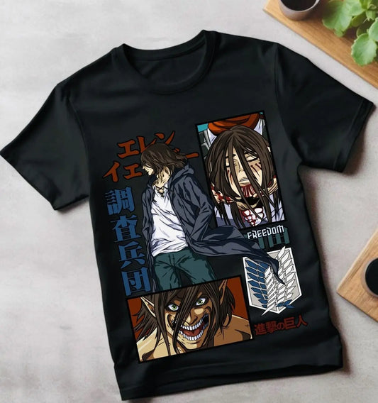 Eren Yeager Attack on Titan T-Shirt - All Sizes