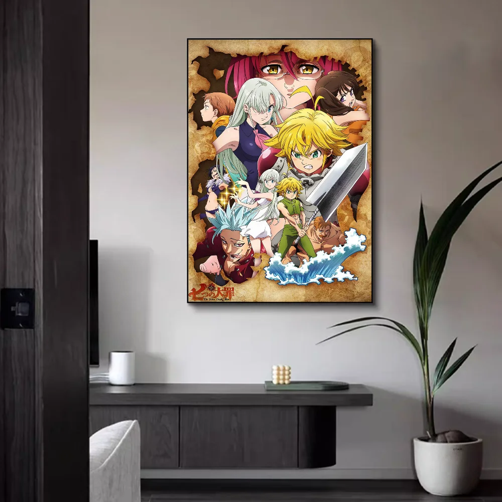 The Seven Deadly Sins Anime Poster - Waterproof Wall Decor