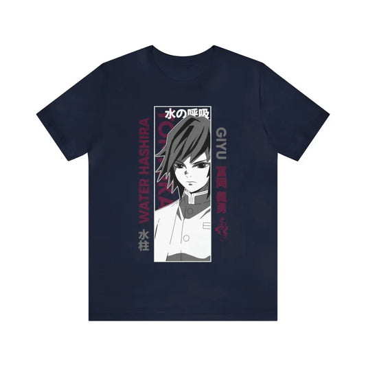 Giyu Water Hashira Anime Graphic Tee - Demon Slayer Shirt