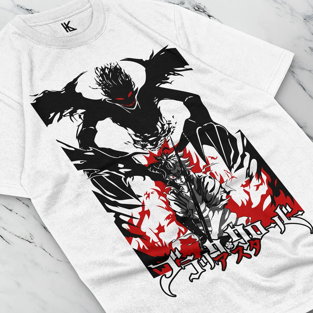 Anime Asta T-Shirt - 100% Cotton Casual Tee