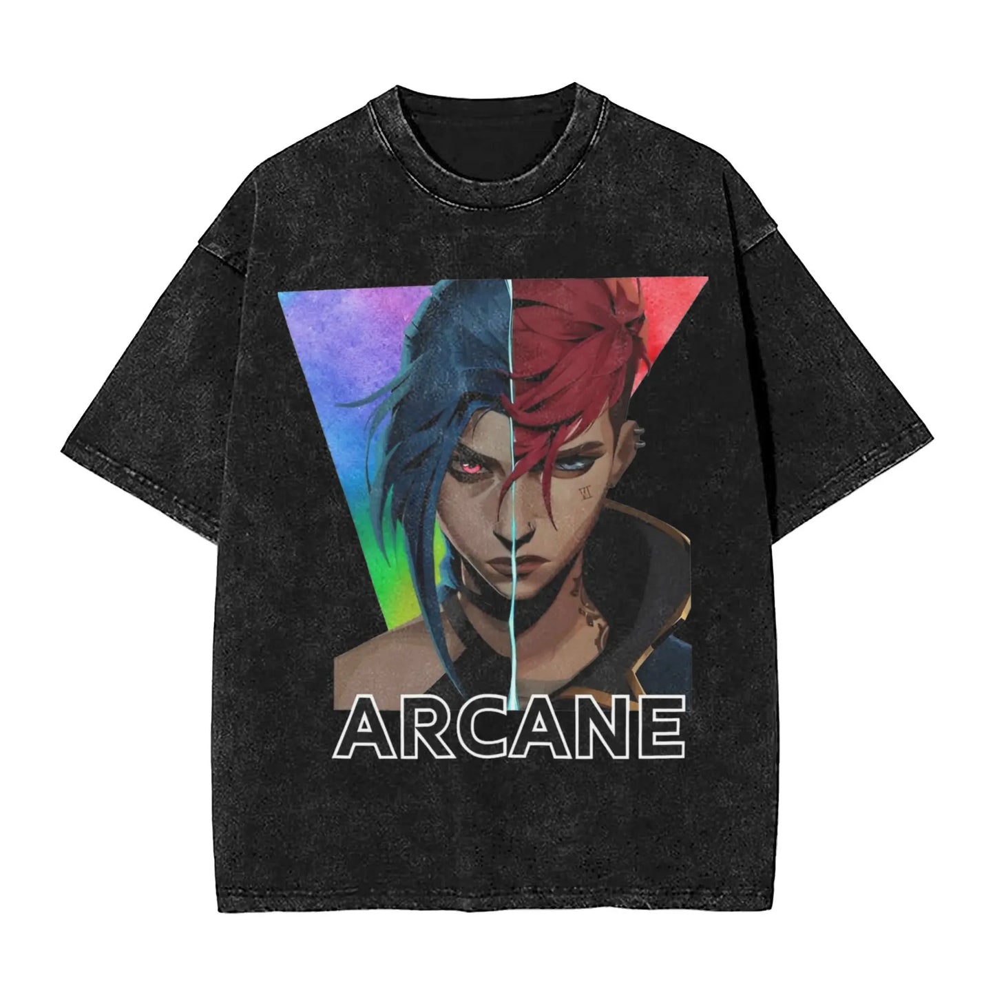 Harajuku Style Caitlyn Arcane Printed T-Shirt