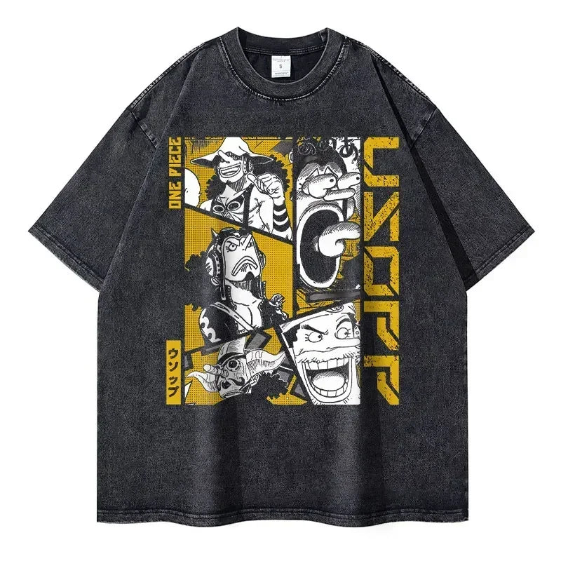 Vintage Roronoa Zoro T-Shirt - 100% Cotton Anime Tee