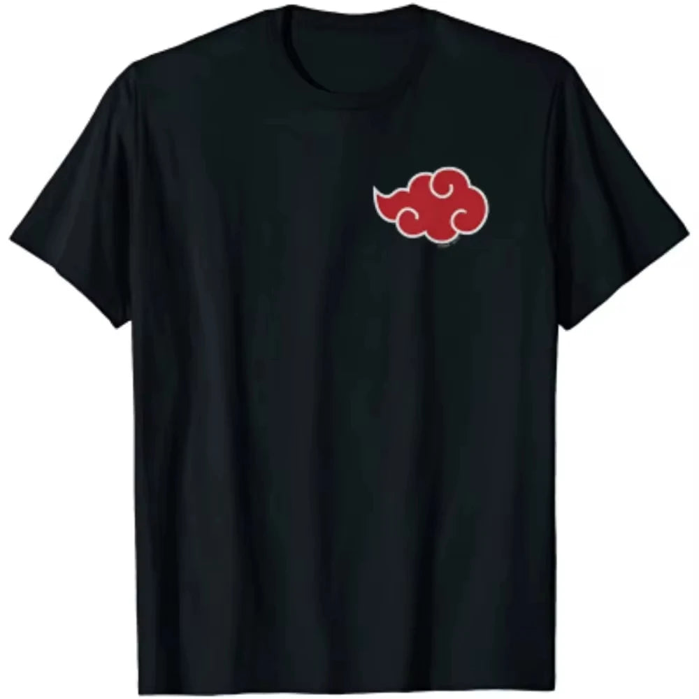 Japan Anime Akatsuki Cloud Symbols Print Men’s T-Shirt