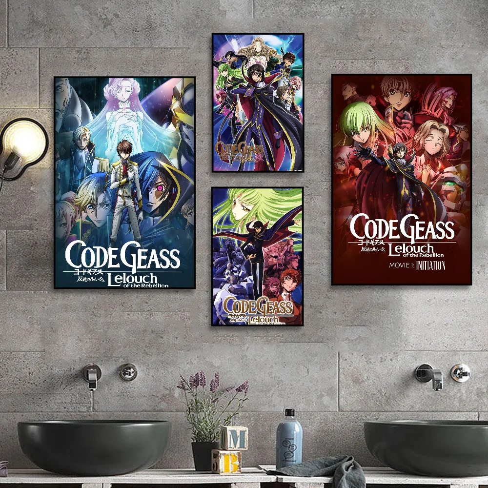 Code Geass Vintage Sticky Poster - Home & Cafe Decor