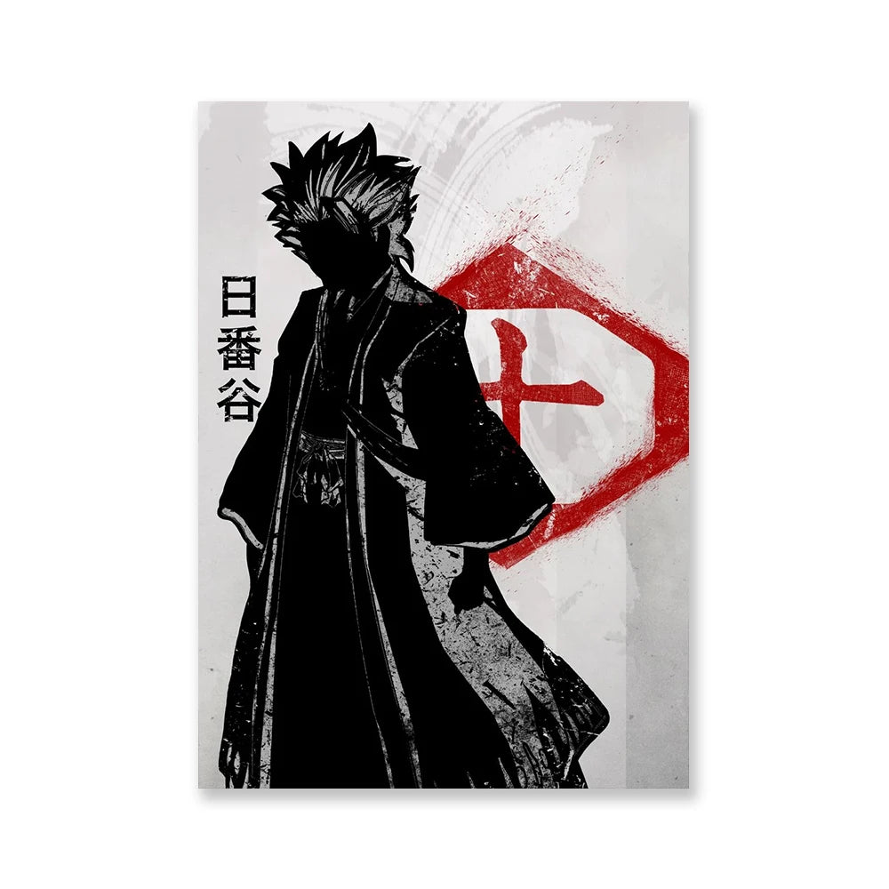 Ichigo Kurosaki Bleach Canvas Wall Art Poster