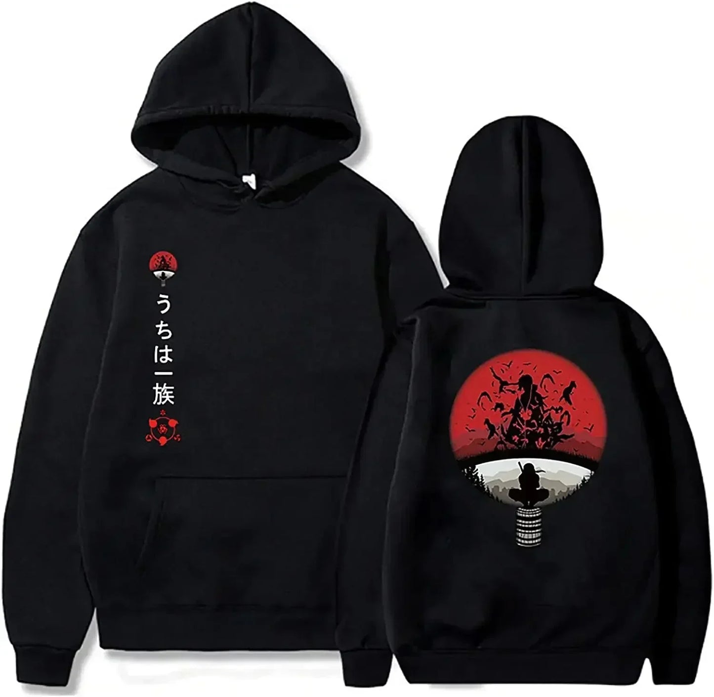 Uchiha Itachi Anime Hoodie - Unisex Casual Sweatshirt