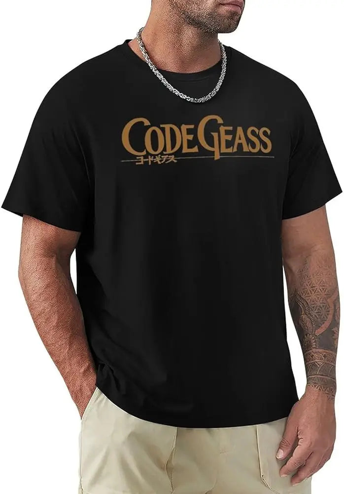 Code Geass Anime T-Shirt for Men - Comfortable Crew Neck Tee