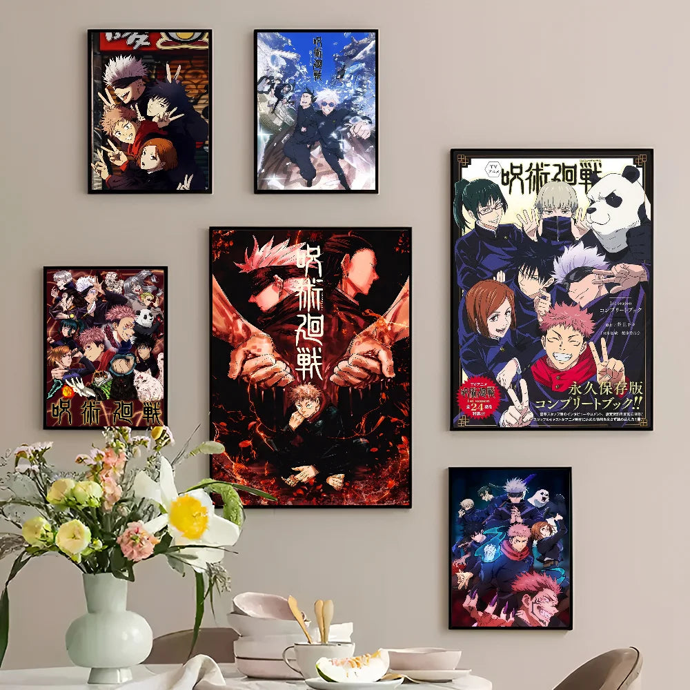 Jujutsu Kaisen Vintage Anime Poster - Nordic Home Decor