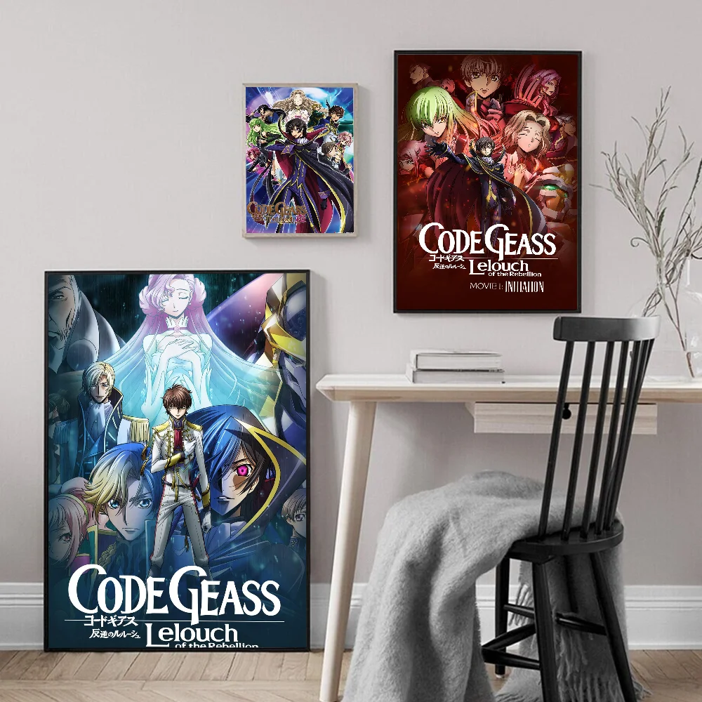 Code Geass Vintage Sticky Poster - Home & Cafe Decor