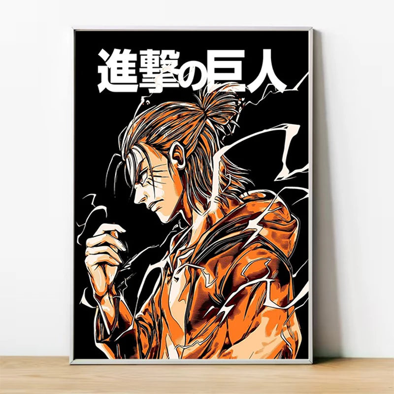 Attack on Titan Anime Canvas Art Poster - Custom Wall Decoration