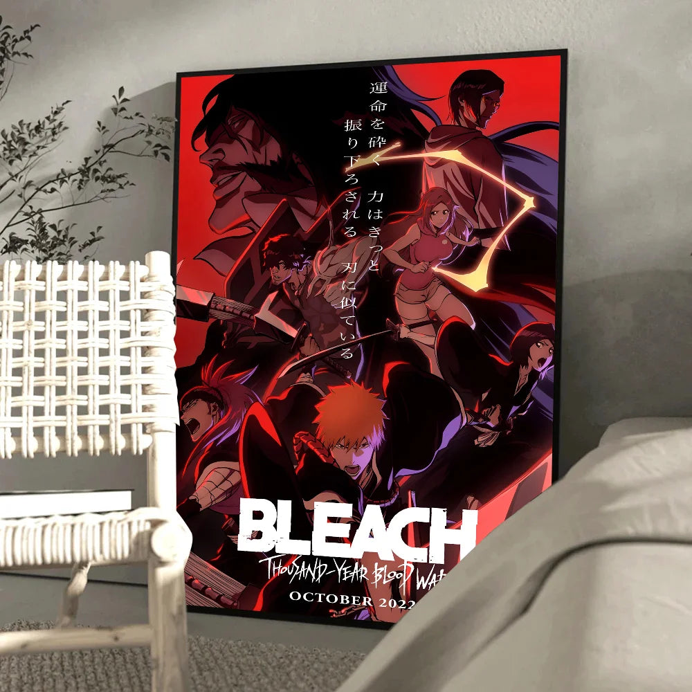 Bleach Anime Figure Wall Art Poster Stickers