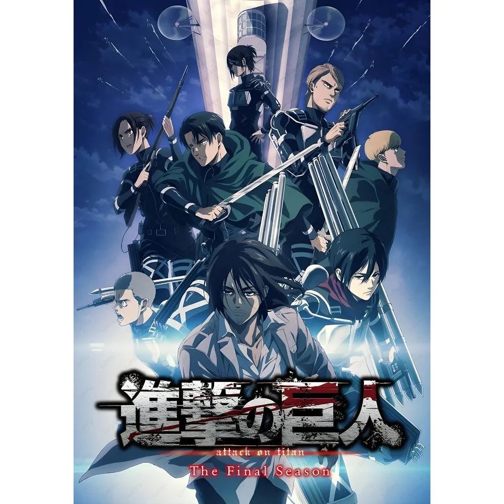 Anime Attack on Titan Poster - Waterproof Wall Art