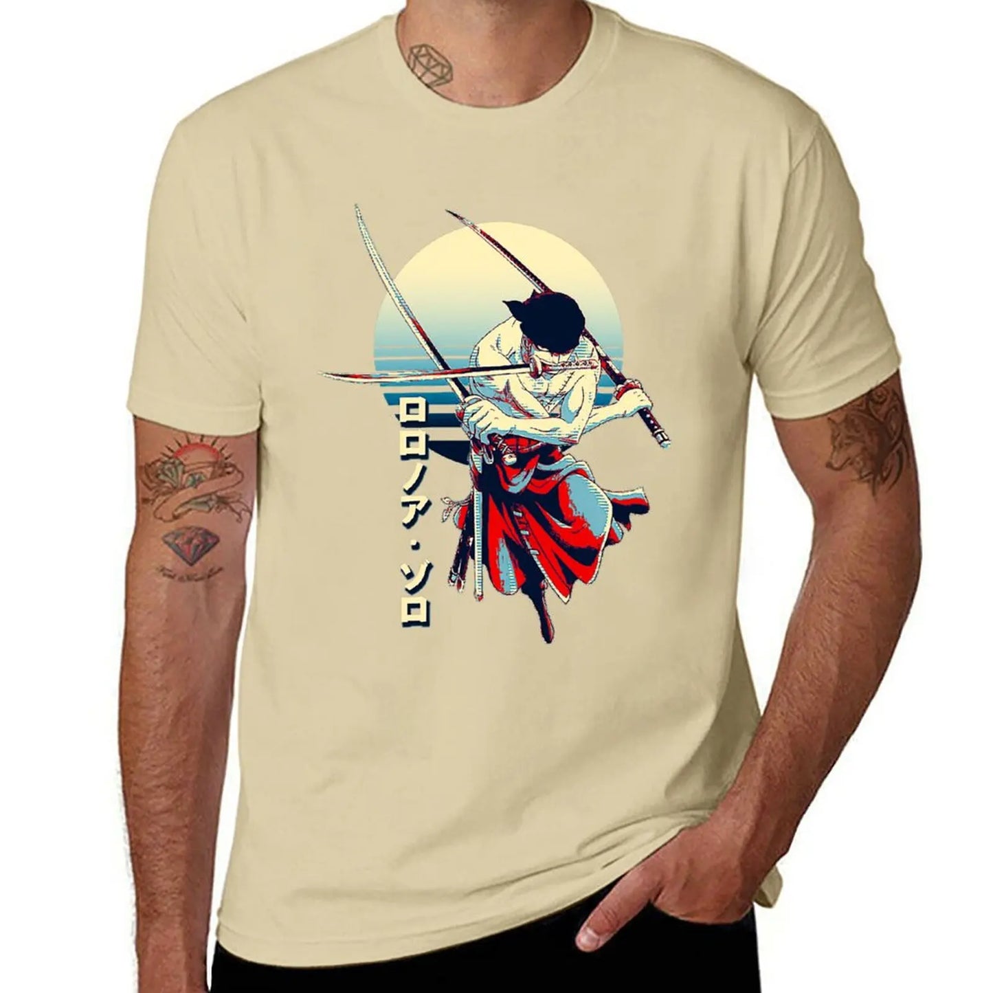 New Roronoa Zoro Graphic T-Shirt for Men