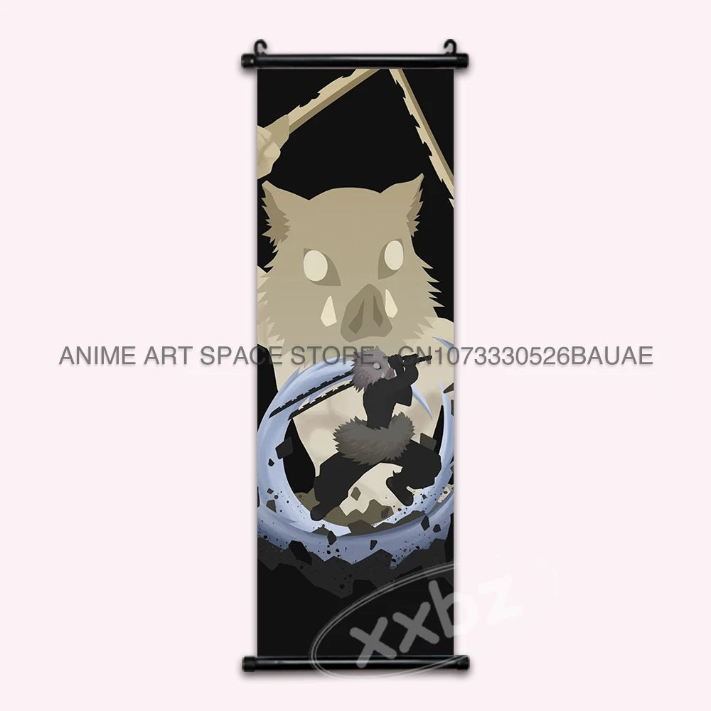 Demon Slayer Tomioka Giyuu Hanging Wall Art Scroll