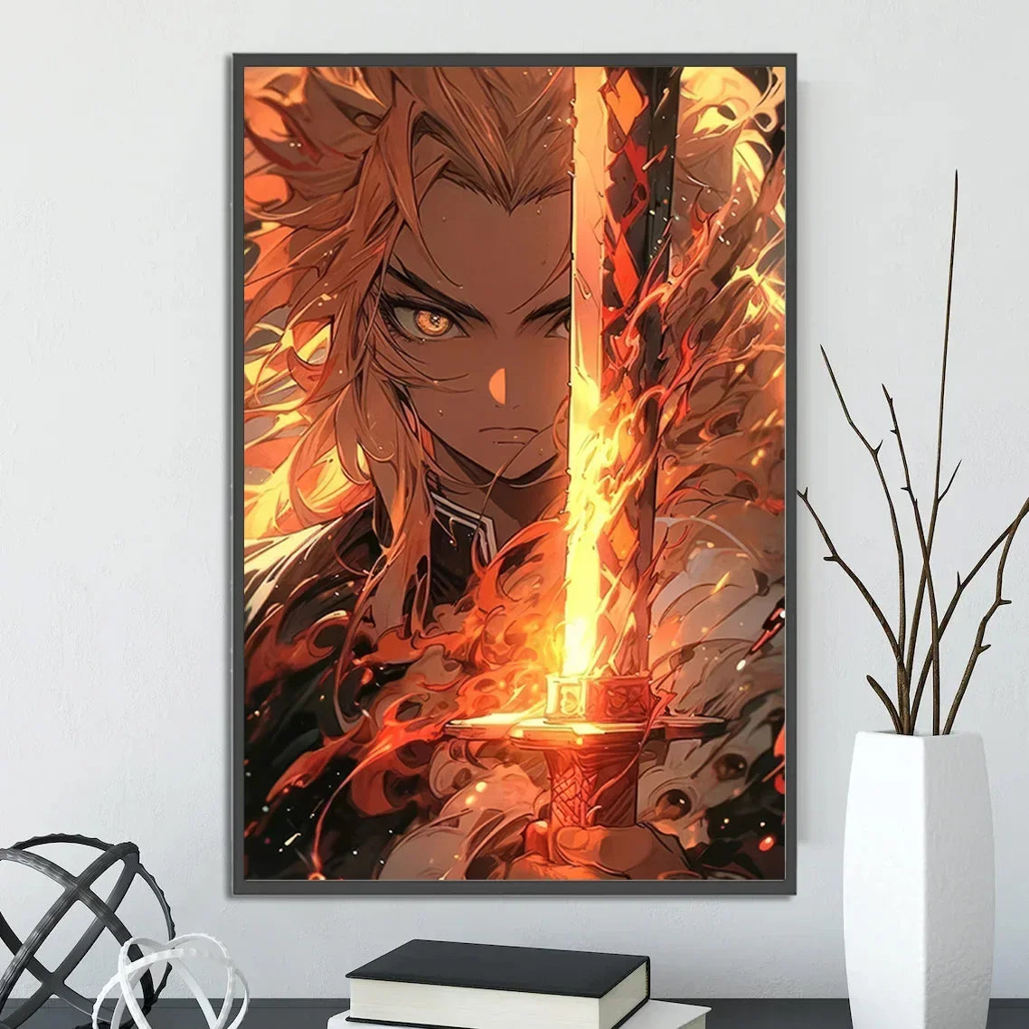 Demon Slayer Self-Adhesive Anime Poster - Hashira & Friends