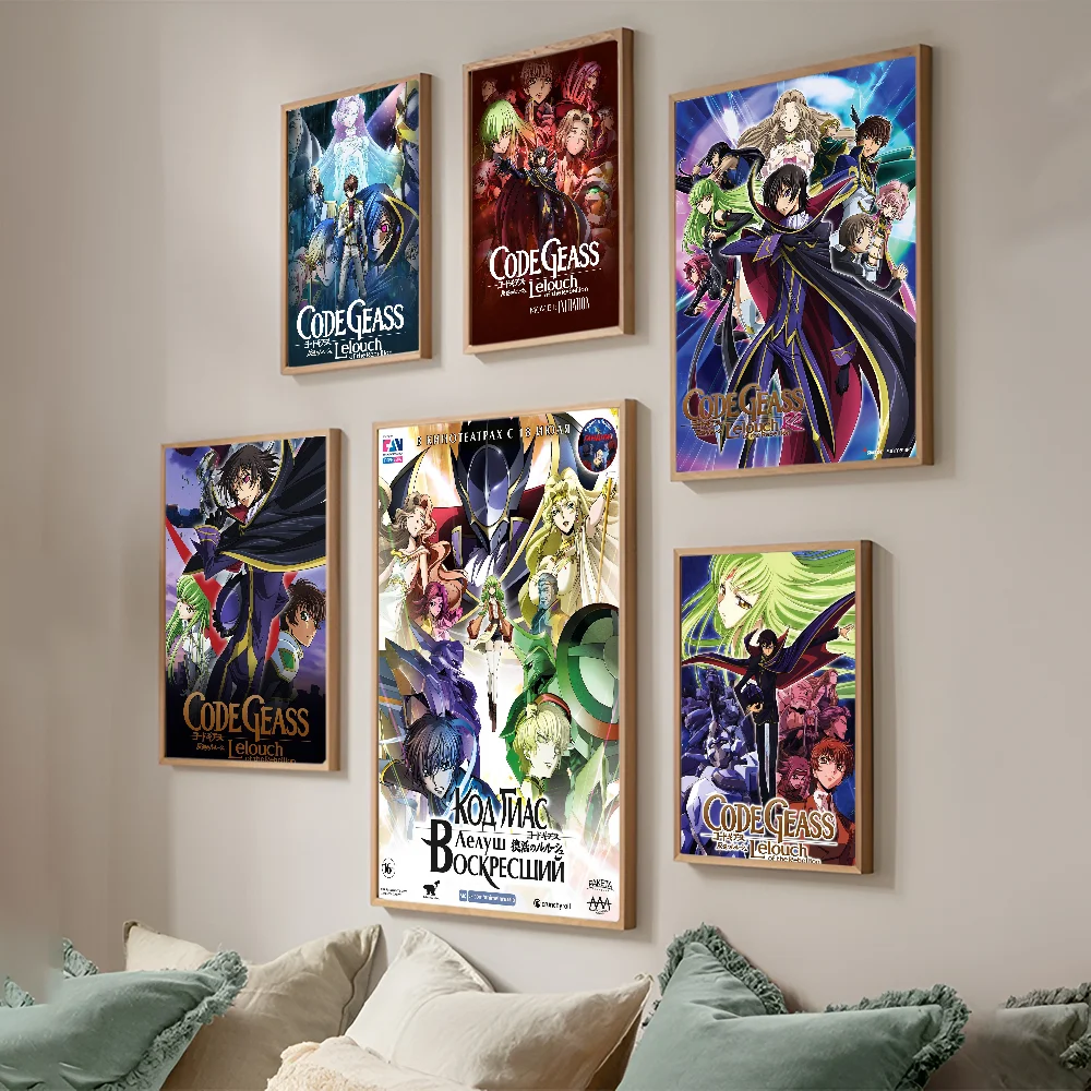 Code Geass Vintage Sticky Poster - Home & Cafe Decor