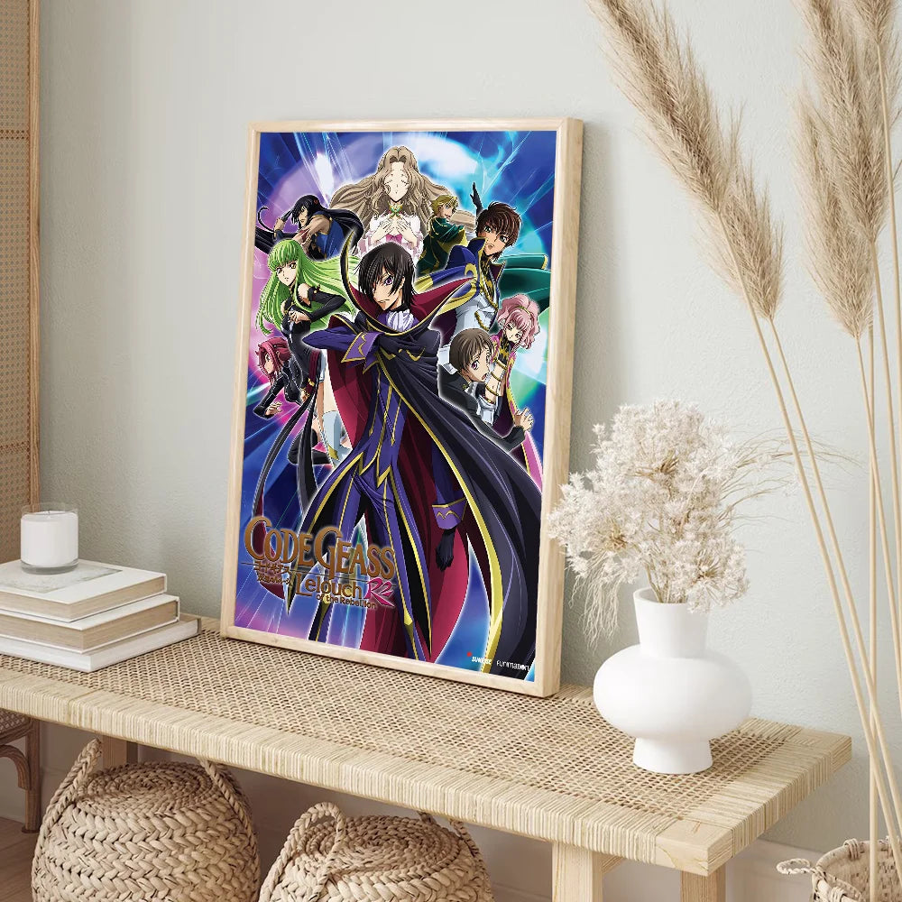 Code Geass Vintage Sticky Poster - Home & Cafe Decor